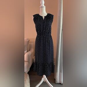 J.Crew Factory dragonfly print midi dress, size XS